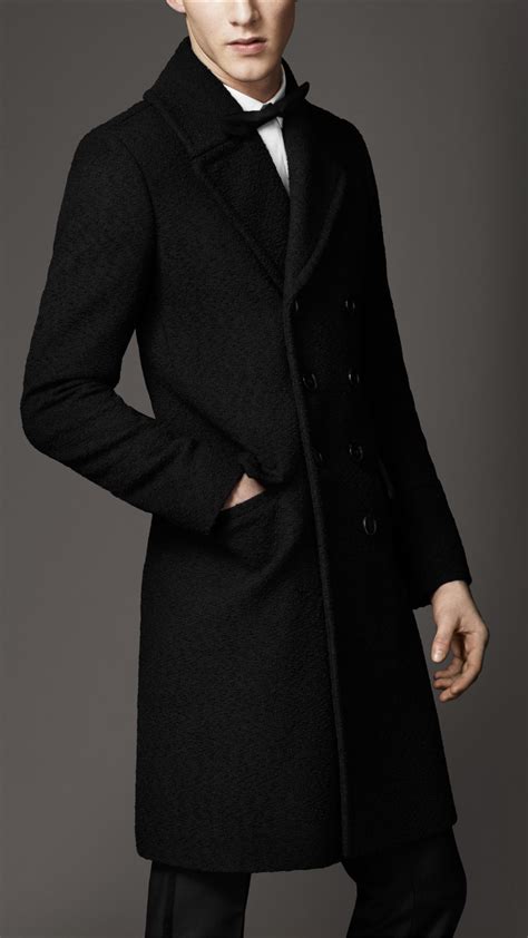 Burberry men's wool overcoat